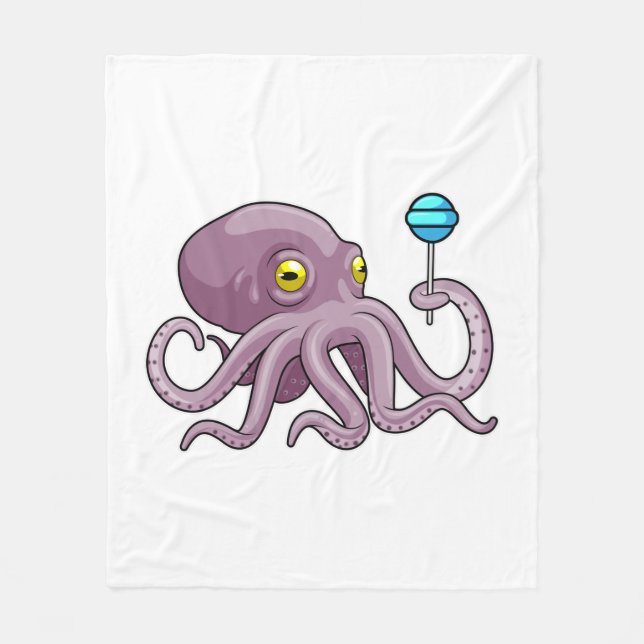 Manta Polar Octopus con Lollipop (Anverso)