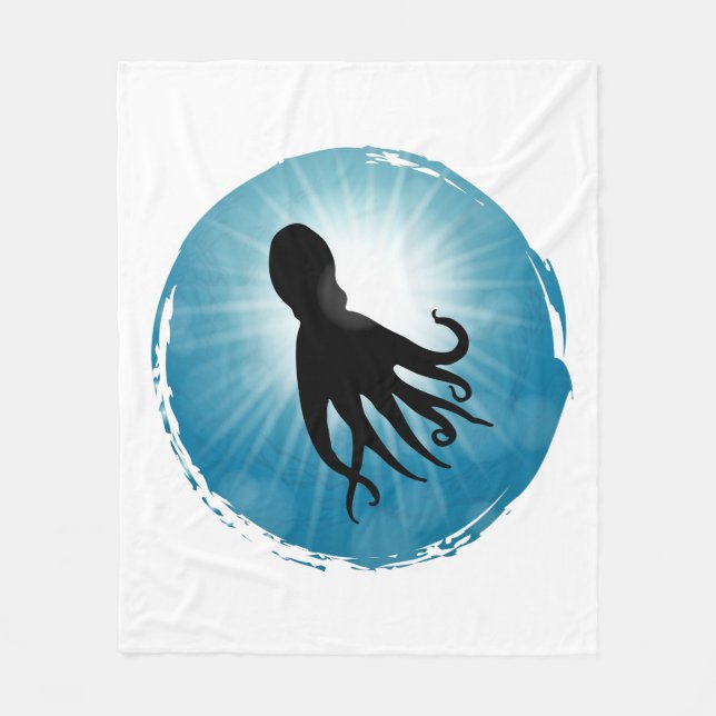 Manta Polar Octopus Vida Acuática Subacuática (Anverso)