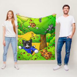 Manta Polar Ocultar y buscar gatos