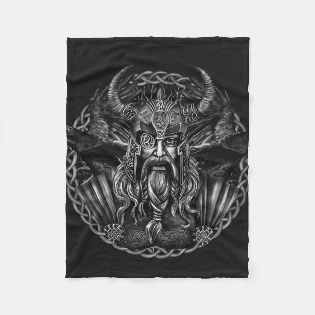Manta Polar Odin y el suyo ravens Huginn y Muninn (Anverso)