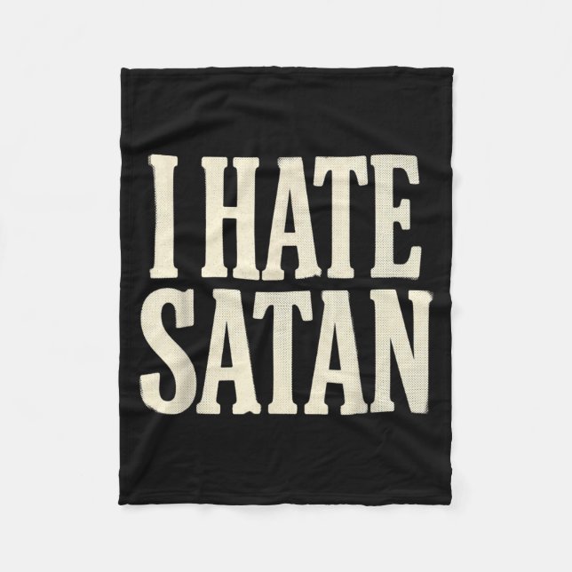 Manta Polar Odio a Satanás (Anverso)