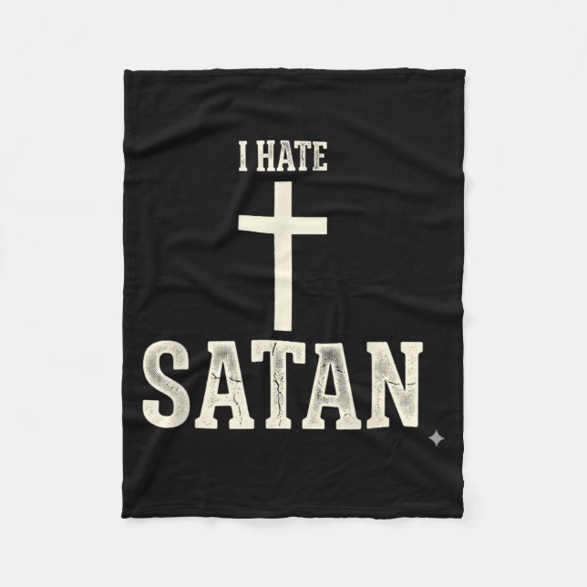 Manta Polar Odio a Satanás (Anverso)