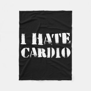 Manta Polar Odio la resistencia cardio Deportes Fitness Bodybu