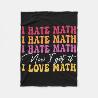 Manta Polar Odio las matemáticas ahora lo entiendo amo las mat