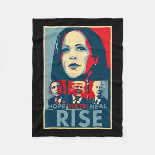 Manta Polar Odio Sana Crece Surge Presidenta Kamala Harris Cam