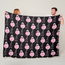Manta Polar Oferta Serie Flamingo Diseño 3 Funda Fleece