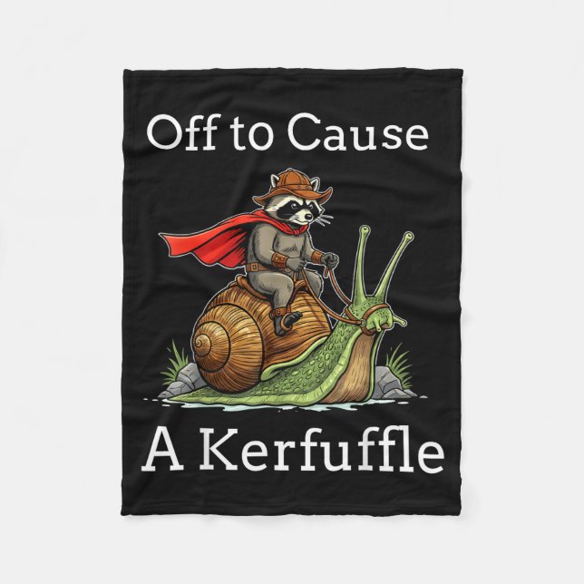 Manta Polar Off To Cause A Kerfuffle Raccoon Whimsical Wizard  (Anverso)