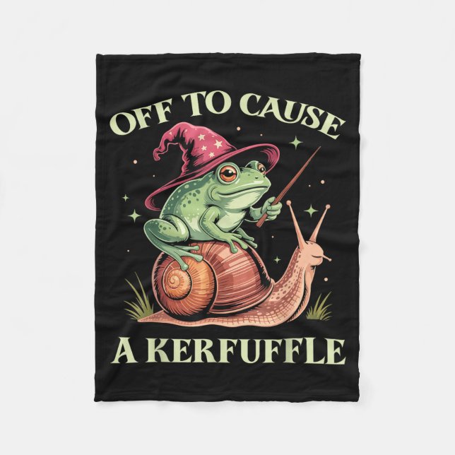 Manta Polar Off To Cause A Kerfuffle Whimsical Wizard Frog Mem (Anverso)