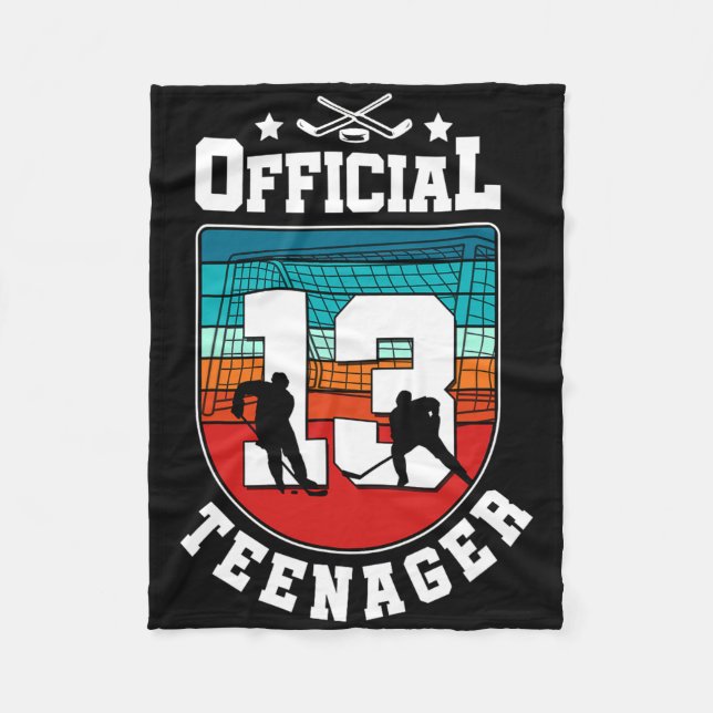 Manta Polar Official Teenager 13th Birthday 13 Year Boy Hockey (Anverso)