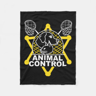 Manta Polar Oficial de Control de Animales Cazador Gatos Perro