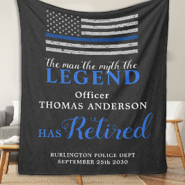 Manta Polar Oficial de policía legaliza retiro delgado de la l