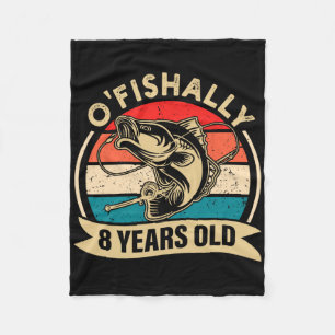 Manta Polar O'fishally 8 años pescador cumpleaños 8º