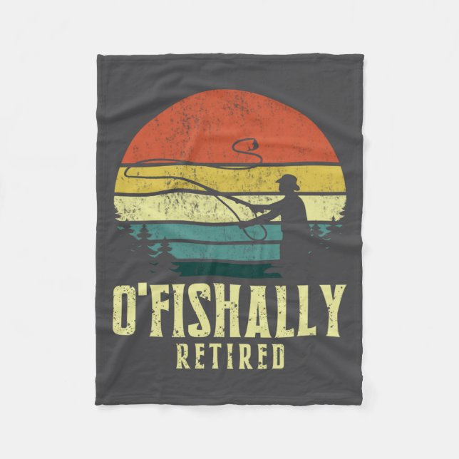 Manta Polar Ofishally Retired Funny Fishing Retirement  (Anverso)