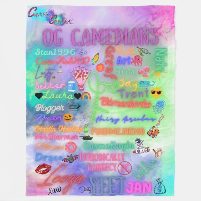 Manta Polar OG Camedian Fleece Blanket (Anverso)