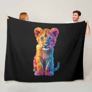 Manta Polar Oh Baby Big Cat Cub