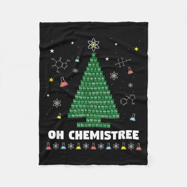 Manta Polar Oh Chemistree Periodic Table Chemistry Christmas T (Anverso)