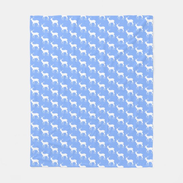 Manta Polar Oh ciervo, son Navidades - Fleece Blanket (Anverso)