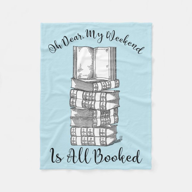 Manta Polar Oh, mi fin de semana se reserva todo (Anverso)