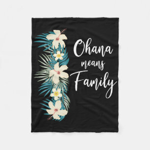 Manta Polar Ohana significa vacaciones familiares en las flore