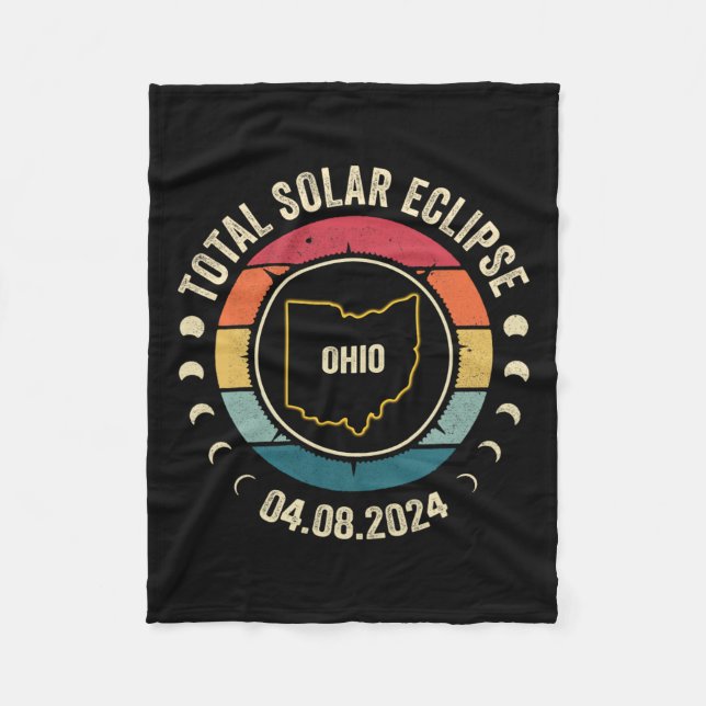 Manta Polar Ohio Eclipse Solar Total 2024 Ap (Anverso)