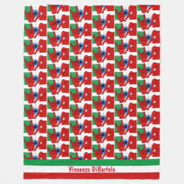 Manta Polar Ojo maléfico italiano-estadounidense malo malocchi