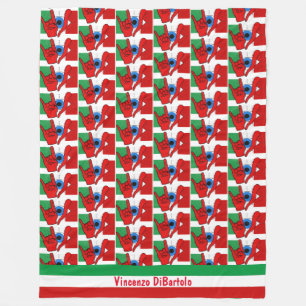 Manta Polar Ojo maléfico italiano-estadounidense malo malocchi