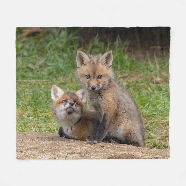 Manta Polar Ojos amorosos (Frente (Horizontal))