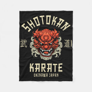 Manta Polar Okinawa Japón Dojo Shotokan Karate