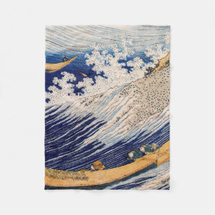 Manta Polar Olas del Océano de Hokusai Barcos Marítimos