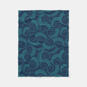Manta Polar Olas oceánicas de Swirly