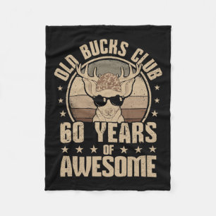 Manta Polar Old Bucks Club 60 años de asombrosa Hunter 60.º Bi