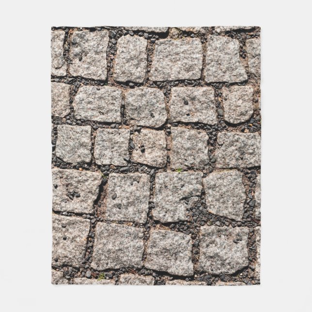 Manta Polar Old cobble stone pattern at the streetabstract,anc (Anverso)