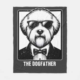 Manta Polar Old English Sheepdog El Padrino Perro Esmoquin Div