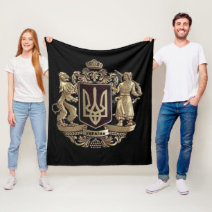 Manta Polar Olena Zelenska Escudo de Ucrania