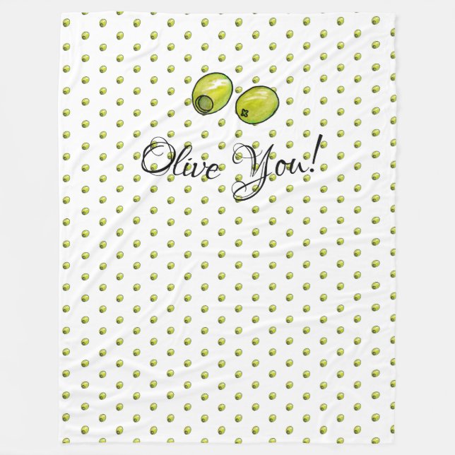 Manta Polar Oliva (Anverso)