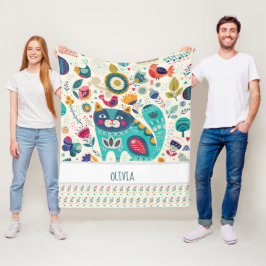 Manta Polar OLIVIA - Chicas llaman regalo - ACOGEDOR GATO DE A