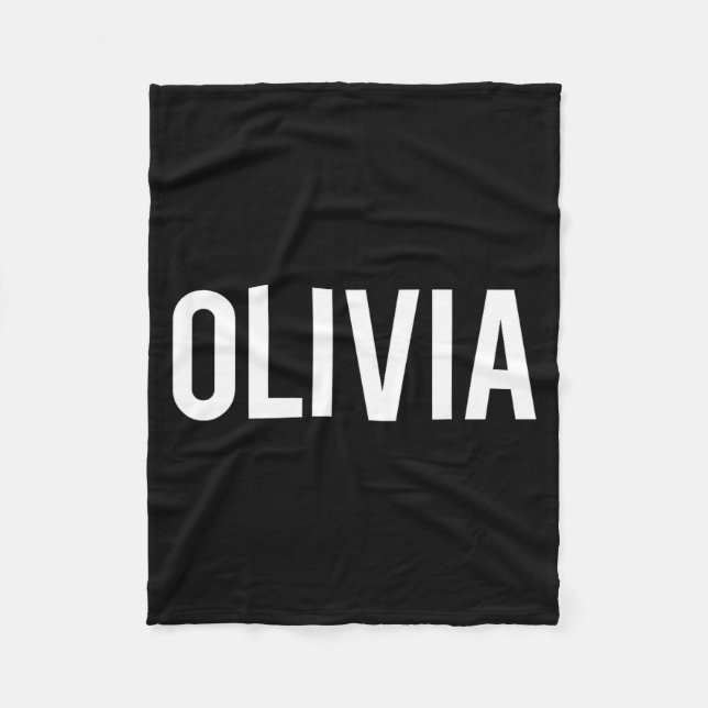 Manta Polar Olivia - Cool New Funny Name Fan Gift Tee  (Anverso)