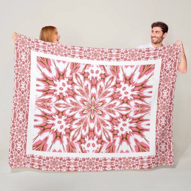 Manta Polar Olvidar-Me-Nots rosa (In situ)