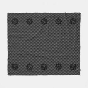 Manta Polar OM Lotus Spirituality Yoga in Carbon Fiber Style