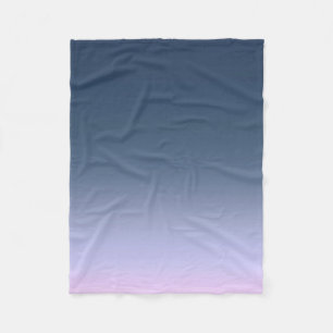 Manta Polar Ombre rosa azul.