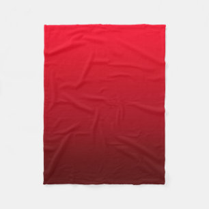 Manta Polar Ombre se descolora rojo del  