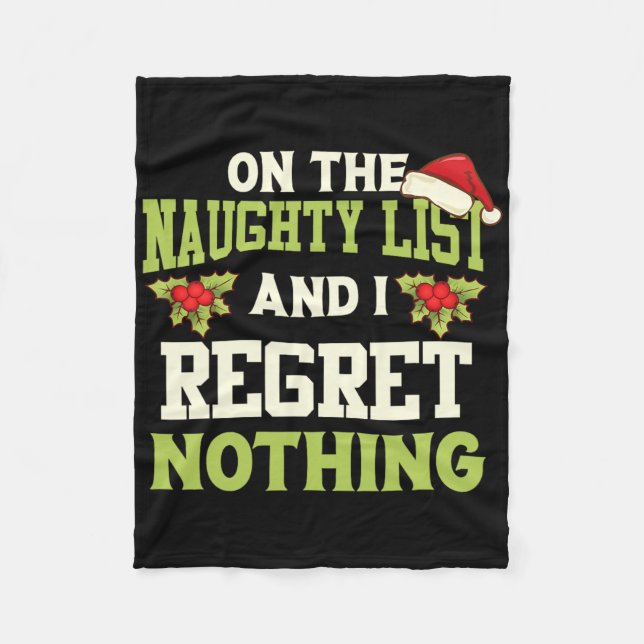 Manta Polar On The Naughty List And I Regret Nothing Fun Dirty (Anverso)