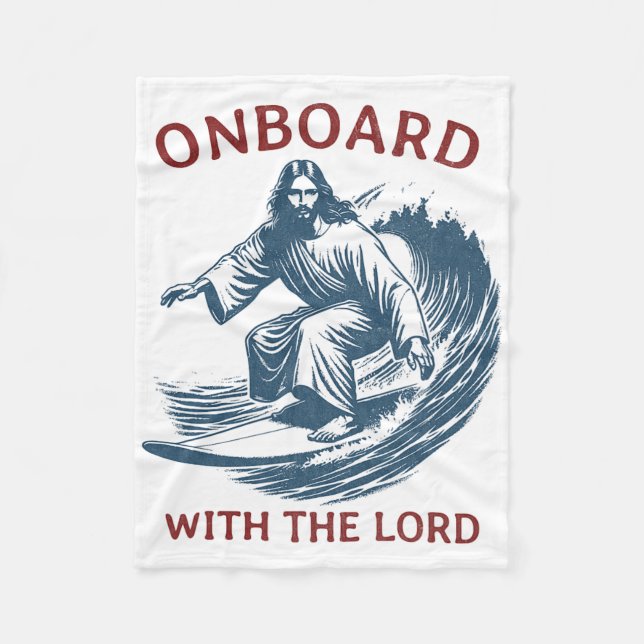 Manta Polar Onboard With The Lord - Christian Faith Surfer On  (Anverso)