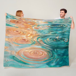Manta Polar Ondas de tranquilidad Armonía abstracta del agua