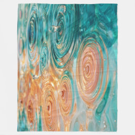 Manta Polar Ondas de tranquilidad Armonía abstracta del agua