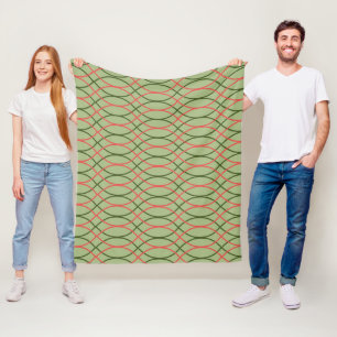 Manta Polar Ondas verdes