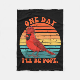 Manta Polar One Day Ill Be Pope Funny Retro Sunset