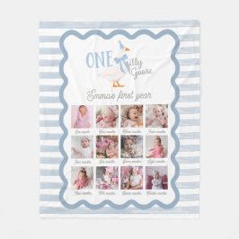 Manta Polar One Silly Goose 1st Birthday Photo Sign