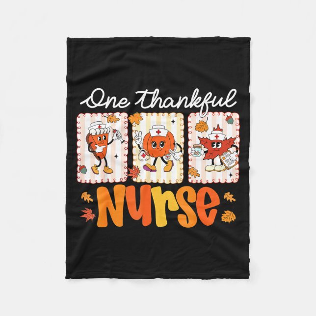 Manta Polar One Thankful Nurse Thanksgiving Turkey Day Nurse G (Anverso)