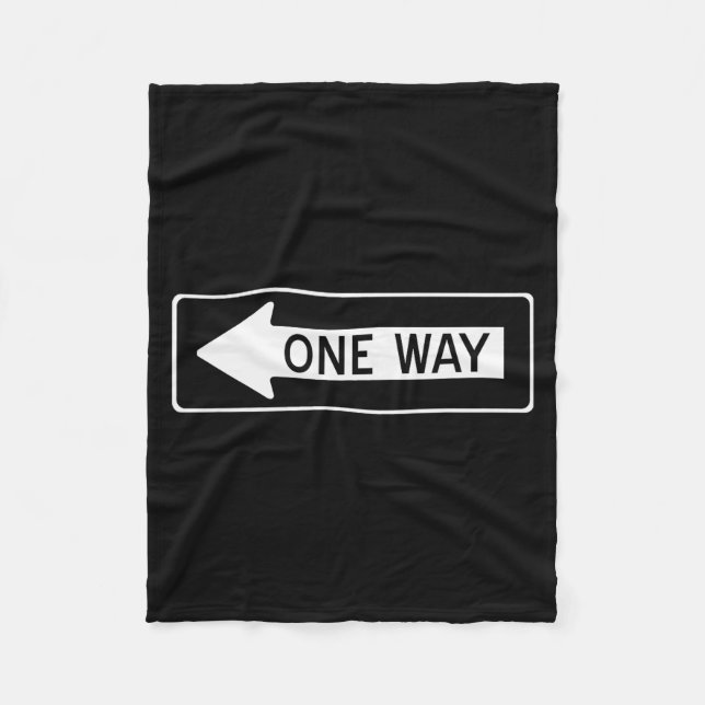 Manta Polar One Way Traffic Sign  (Anverso)